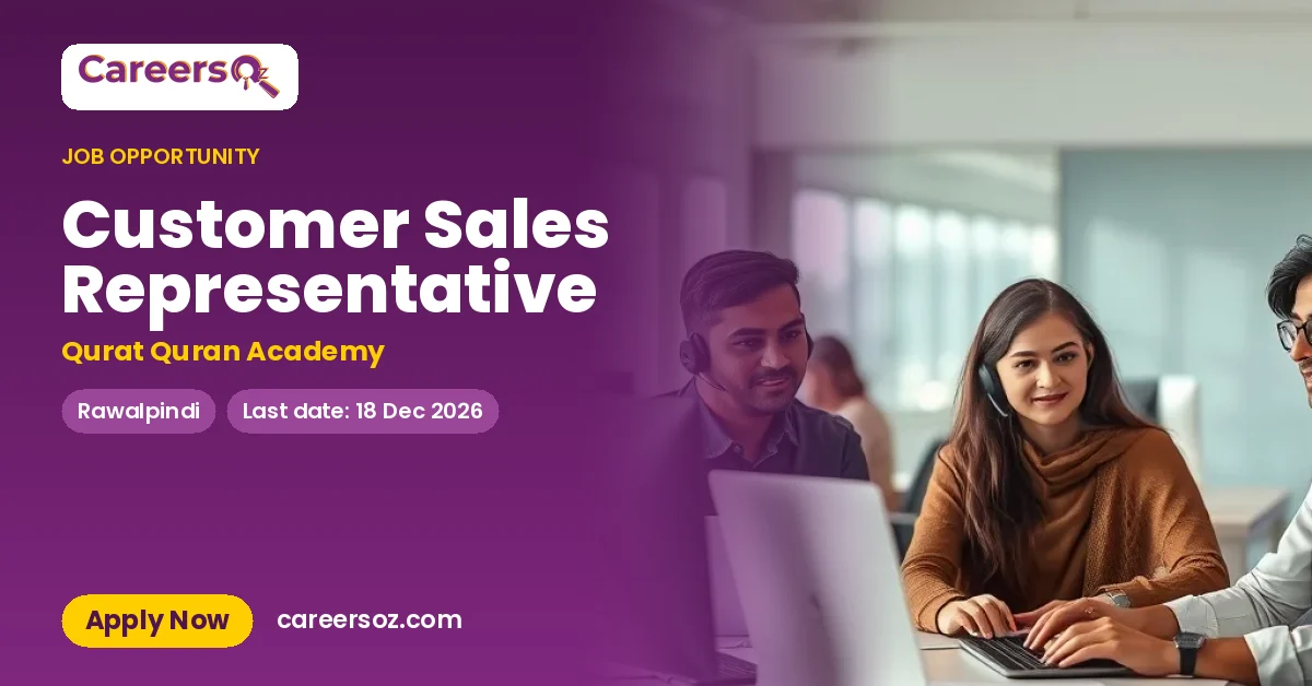 Customer Sales Representative – Qurat Quran Academy