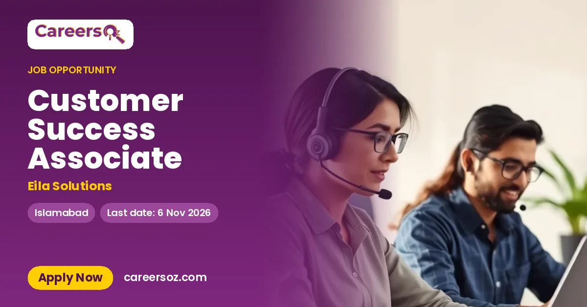 Customer Success Associate – Eila Solutions
