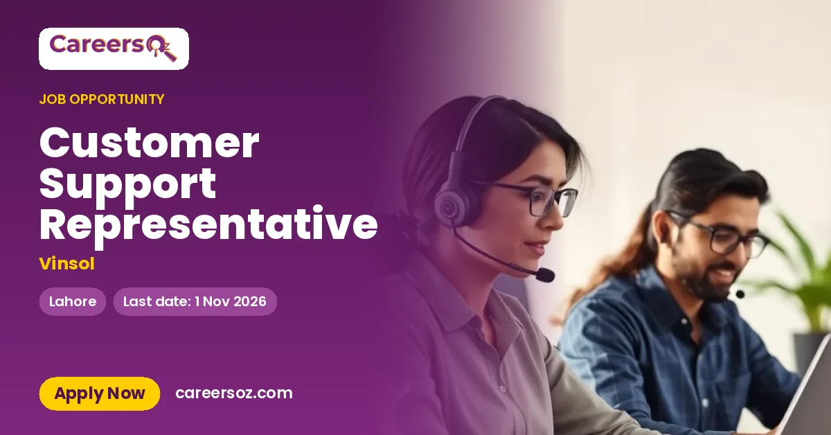 Customer Support Representative – Vinsol