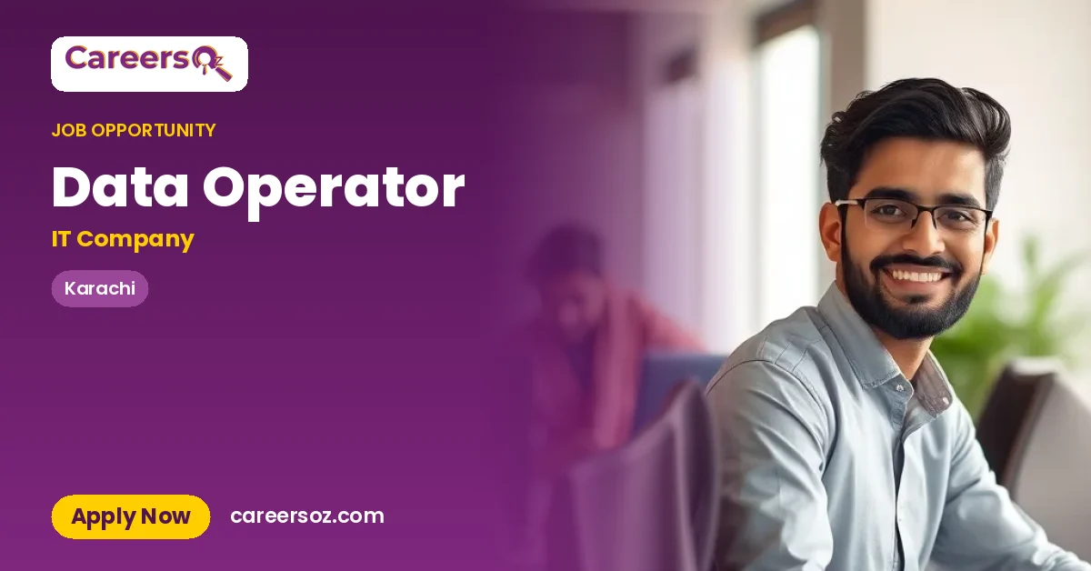 Data Operator – IT Company