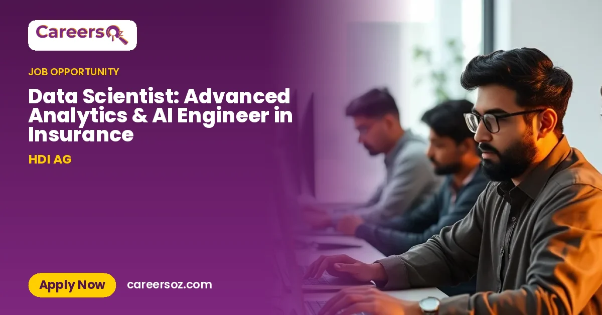 Data Scientist: Advanced Analytics & AI Engineer in Insurance – HDI AG
