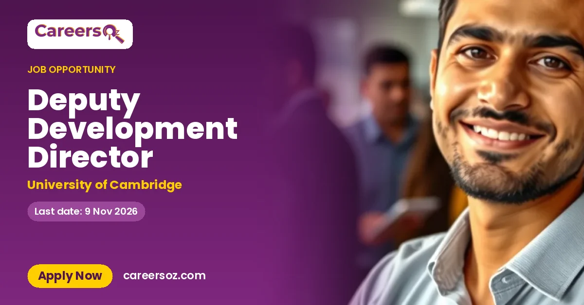 Deputy Development Director – University of Cambridge
