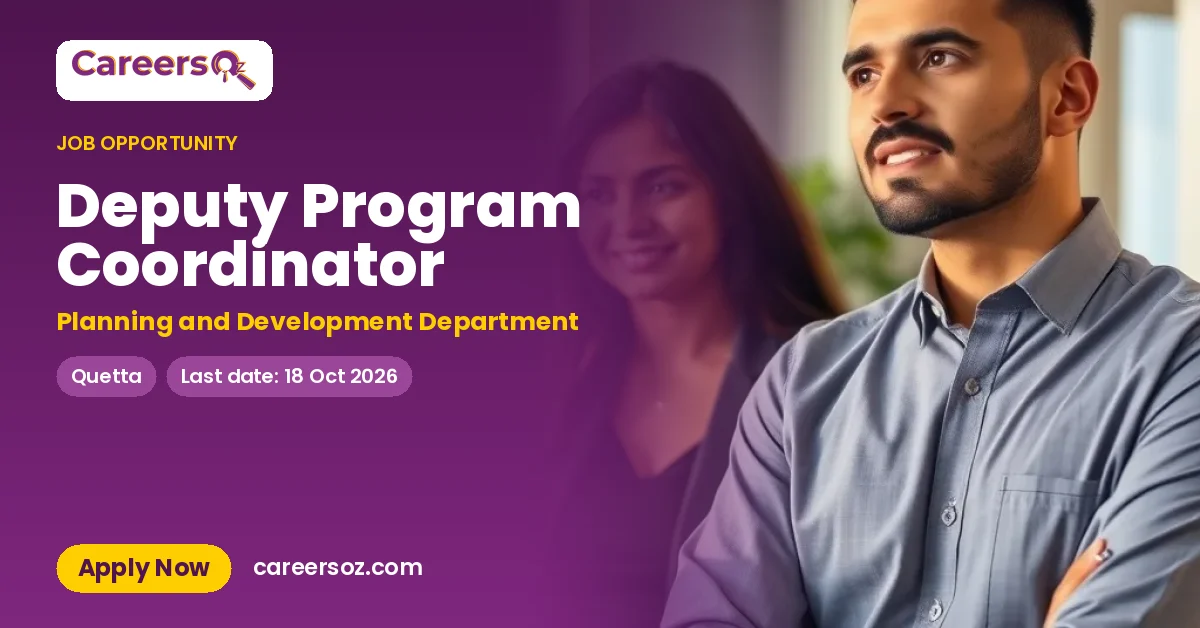 Deputy Program Coordinator – Planning and Development Department