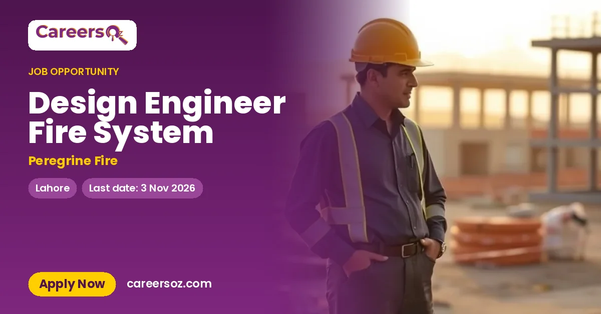 Design Engineer Fire System – Peregrine Fire