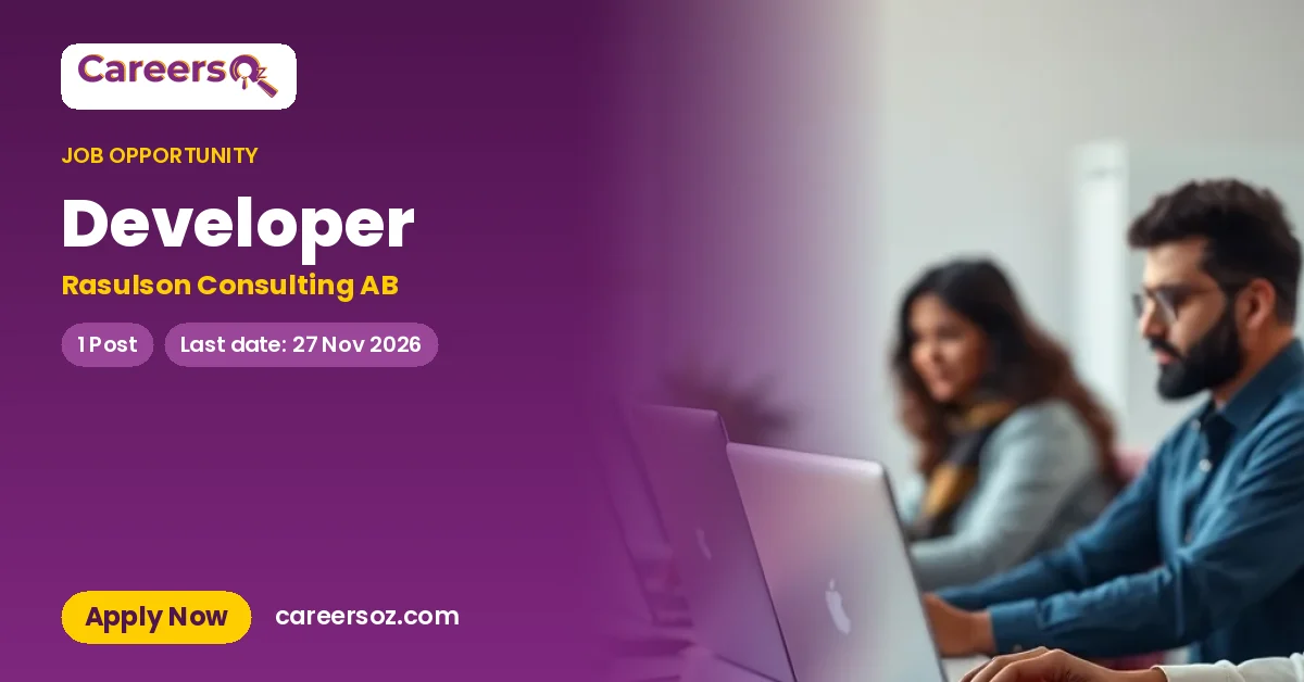Developer – Rasulson Consulting AB