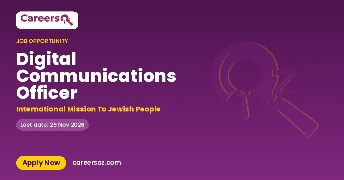 Digital Communications Officer – International Mission To Jewish People