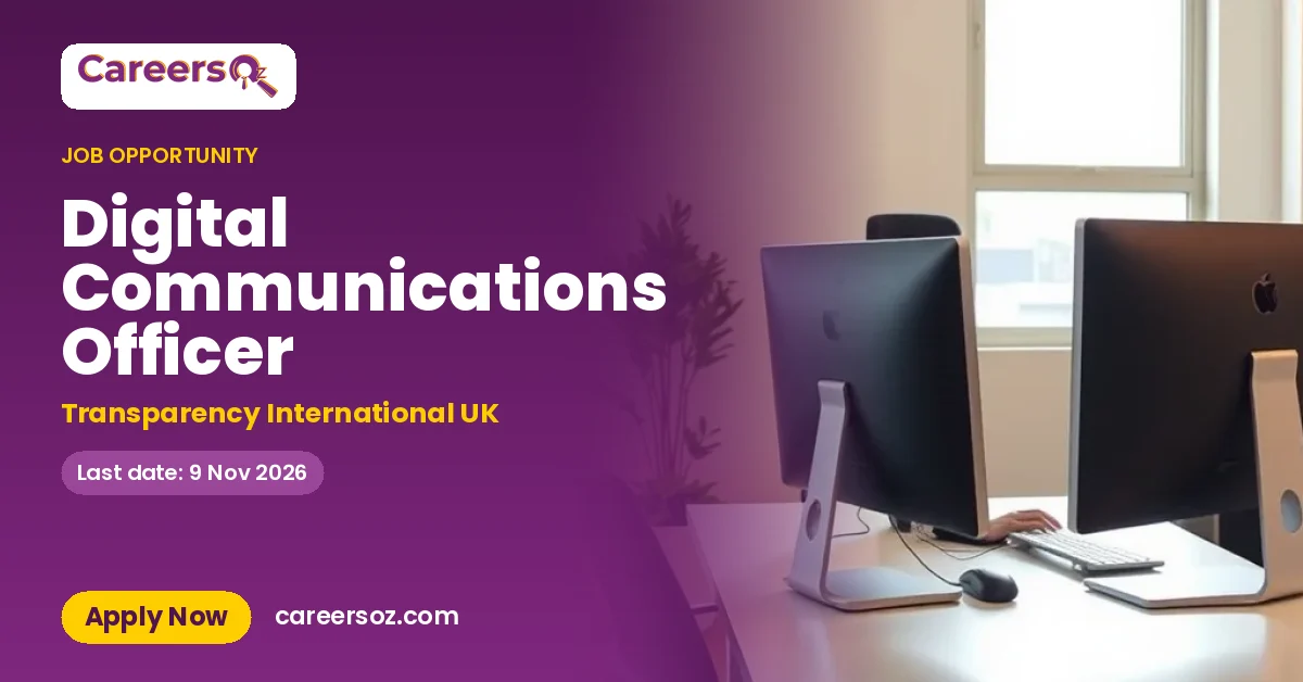Digital Communications Officer – Transparency International UK