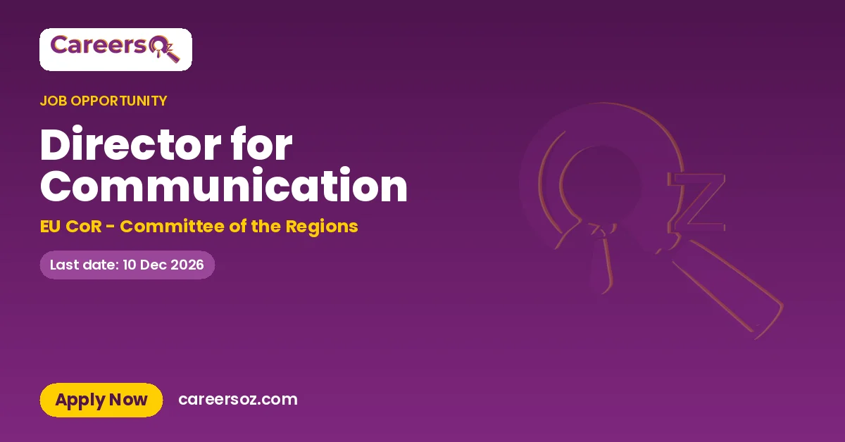 Director for Communication – EU CoR - Committee of the Regions