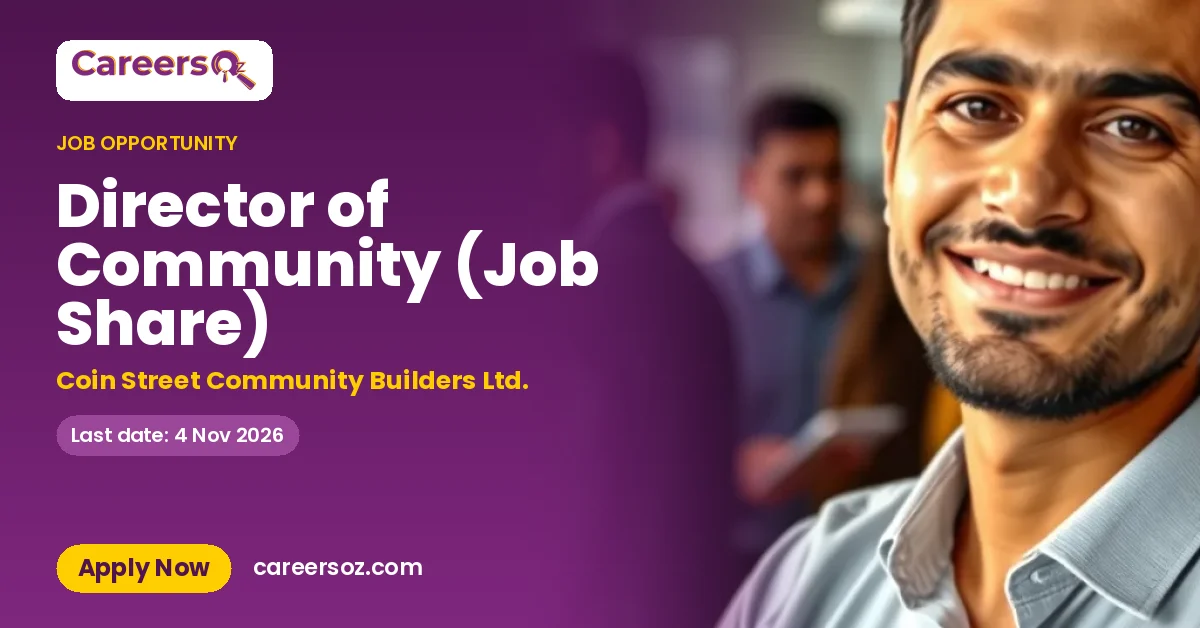 Director of Community (Job Share) – Coin Street Community Builders Ltd.