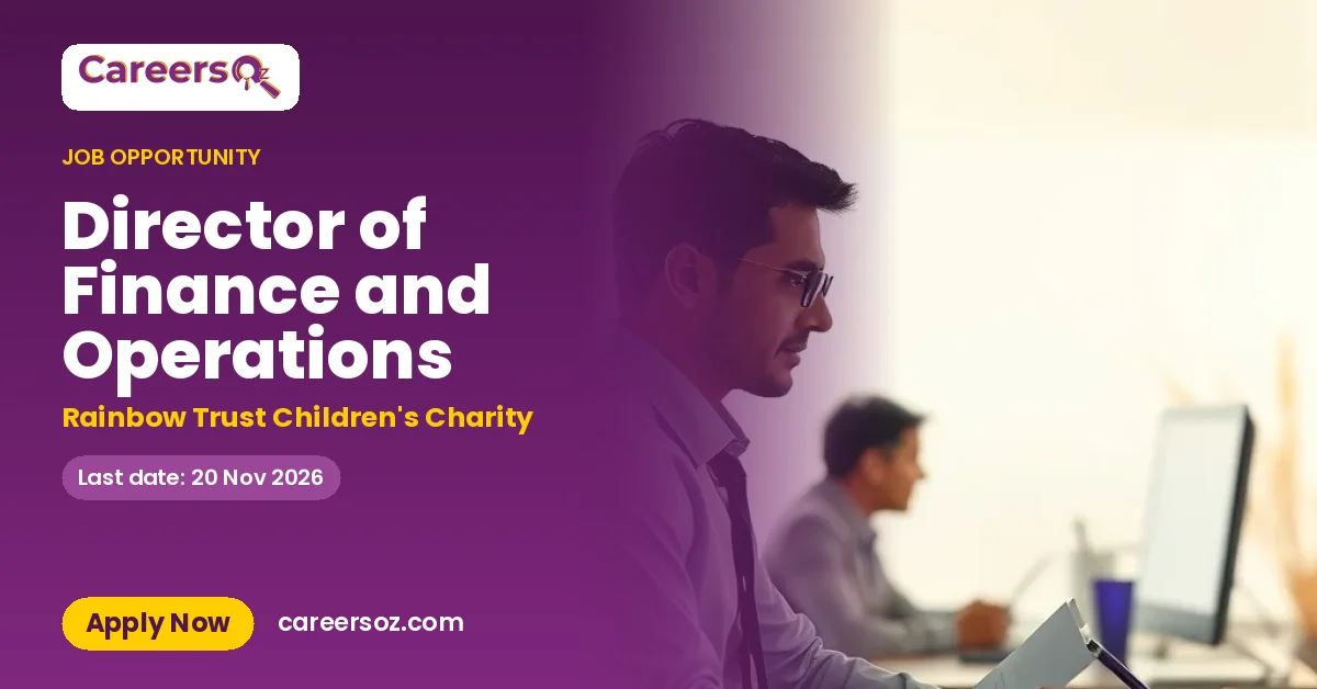 Director of Finance and Operations – Rainbow Trust Children's Charity