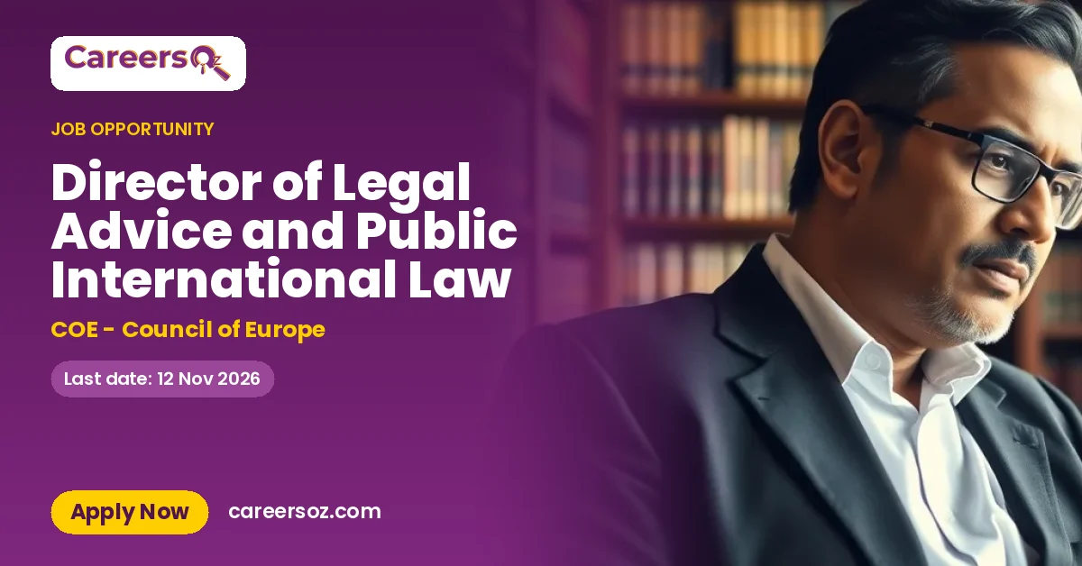 Director of Legal Advice and Public International Law – COE - Council of Europe