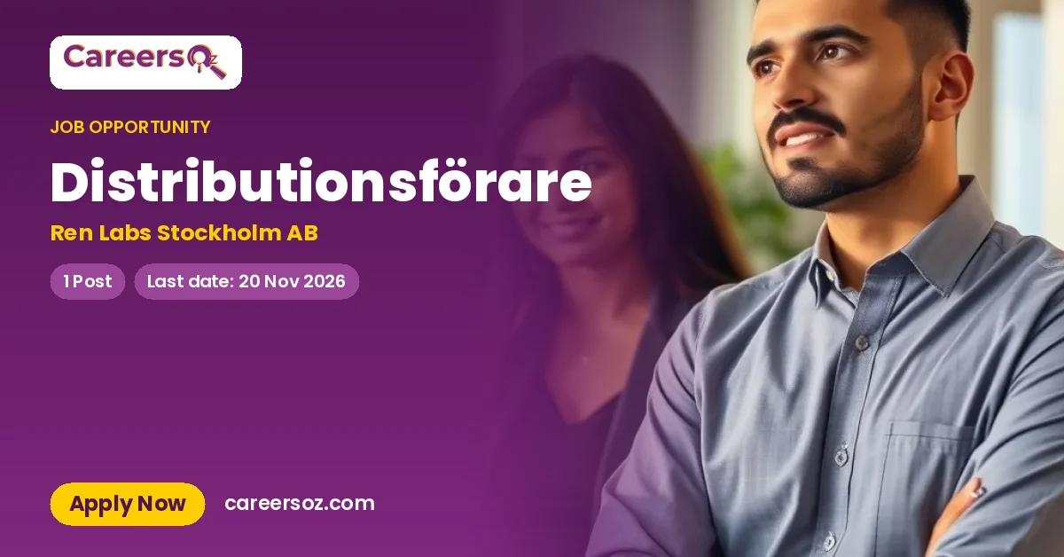 Distributionsförare – Ren Labs Stockholm AB