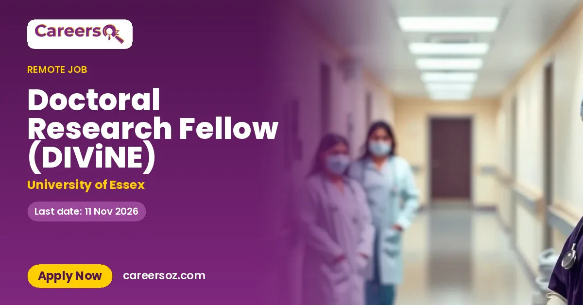 Doctoral Research Fellow (DIViNE) – University of Essex