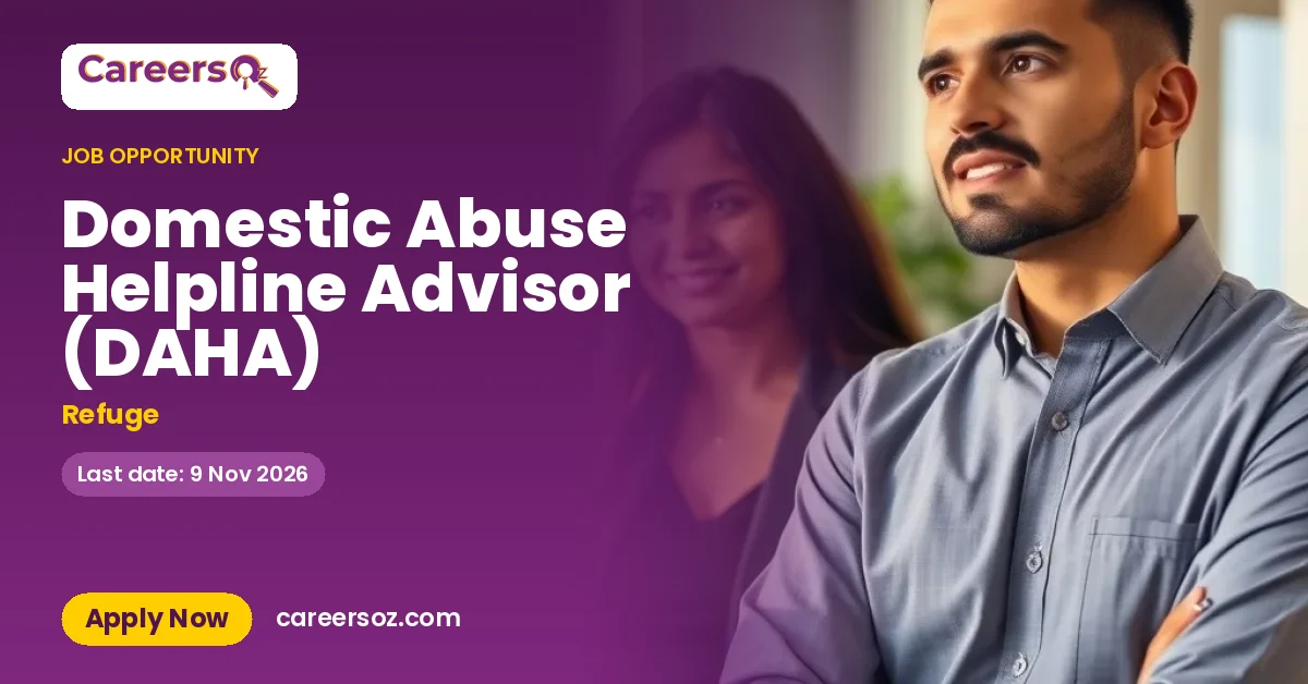 Domestic Abuse Helpline Advisor (DAHA) – Refuge