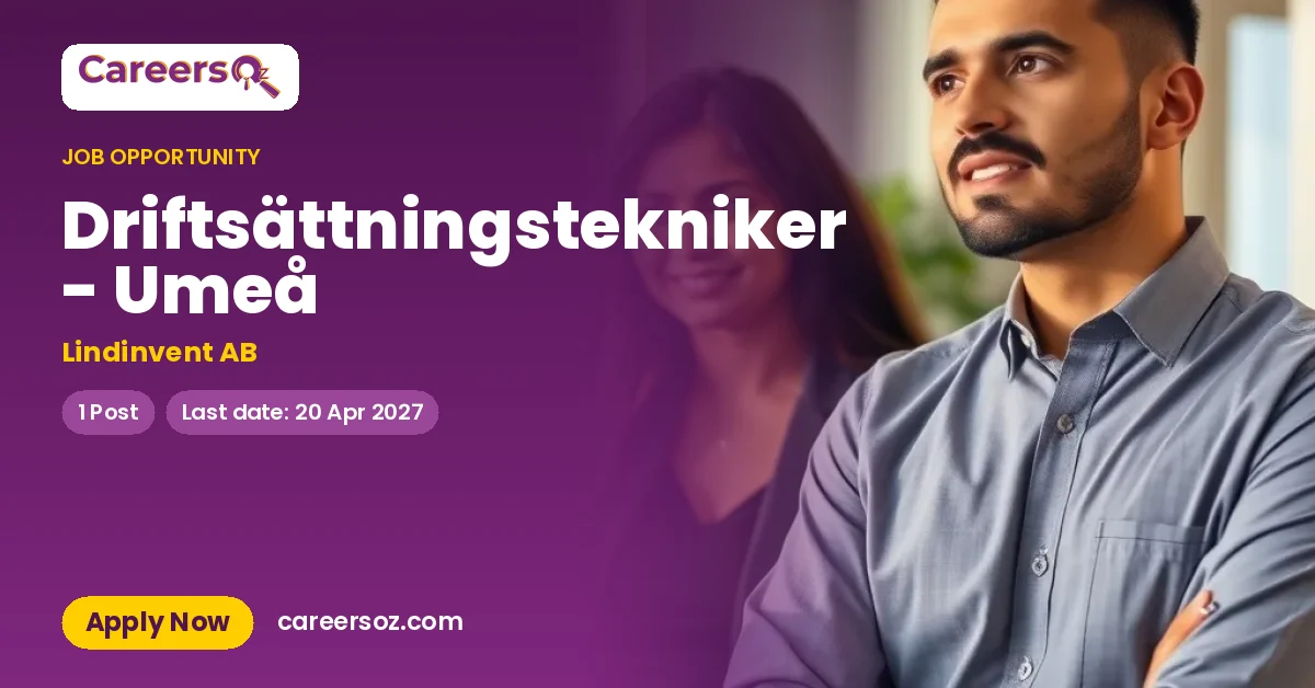 Driftsättningstekniker - Umeå – Lindinvent AB