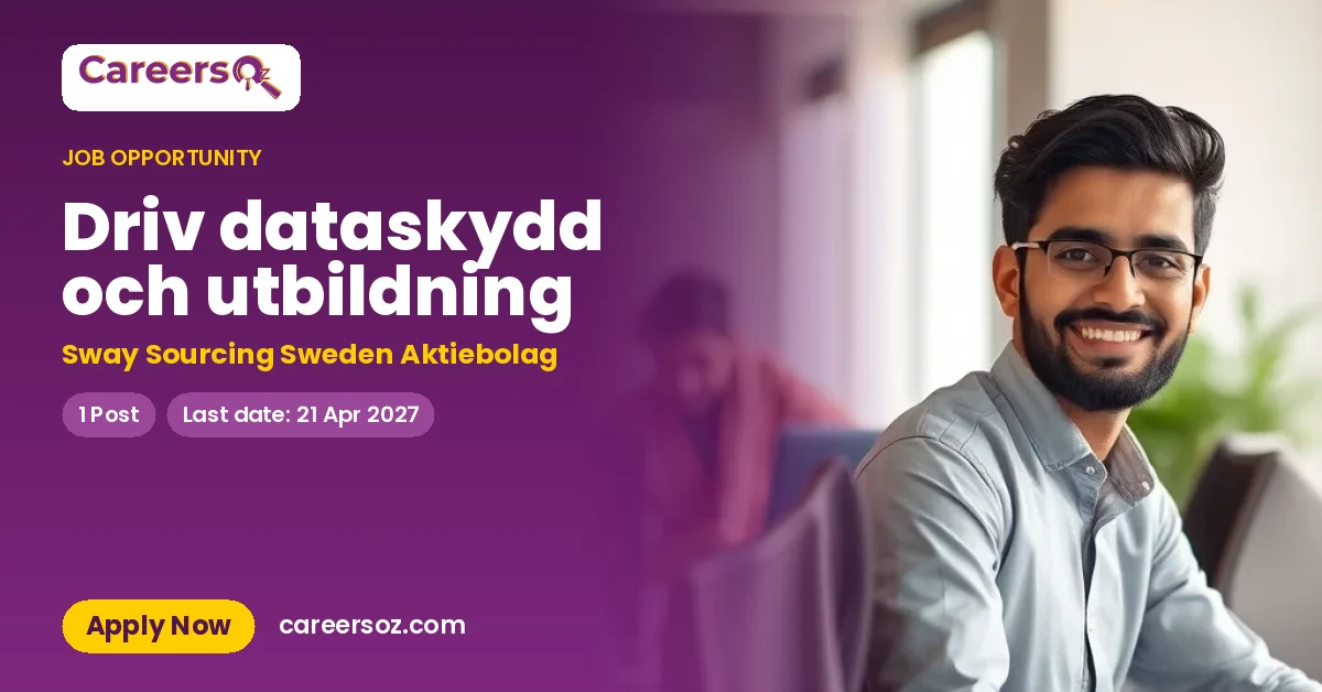 Driv dataskydd och utbildning – Sway Sourcing Sweden Aktiebolag