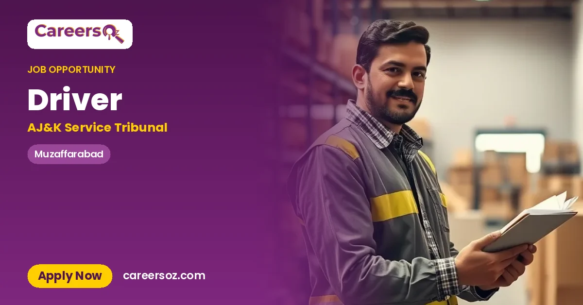 Driver – AJ&K Service Tribunal
