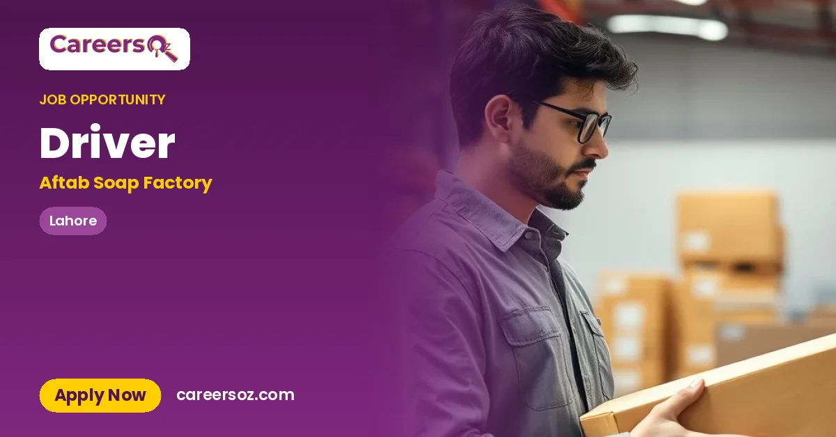 Driver – Aftab Soap Factory