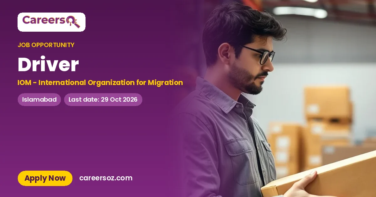 Driver – IOM - International Organization for Migration