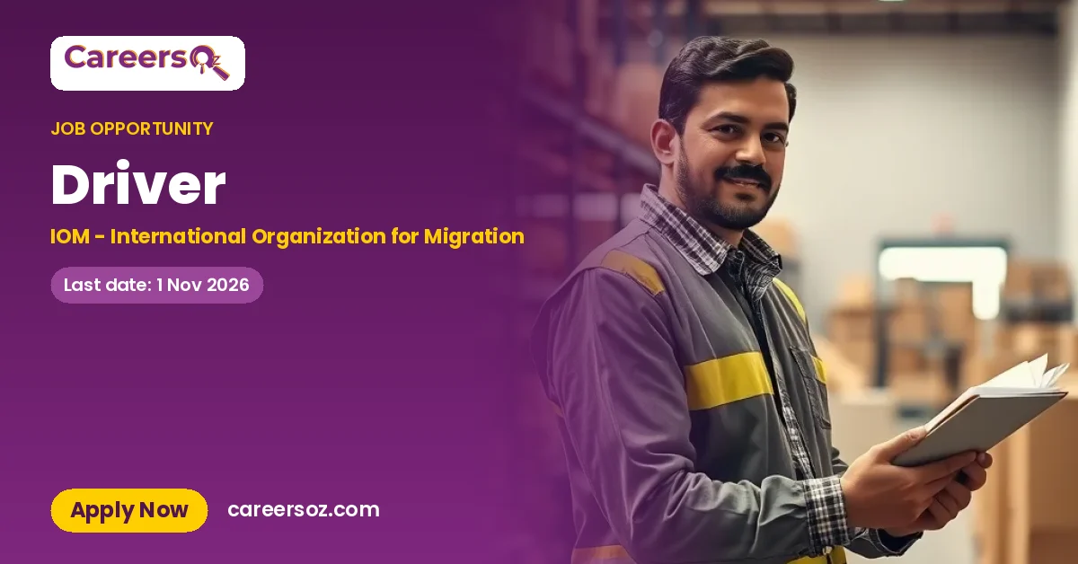 Driver – IOM - International Organization for Migration