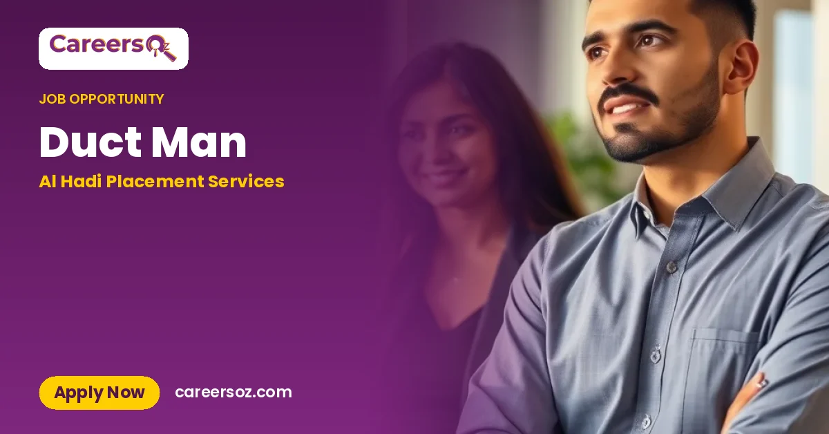 Duct Man – Al Hadi Placement Services