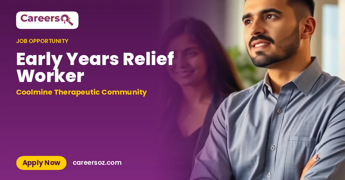 Early Years Relief Worker – Coolmine Therapeutic Community