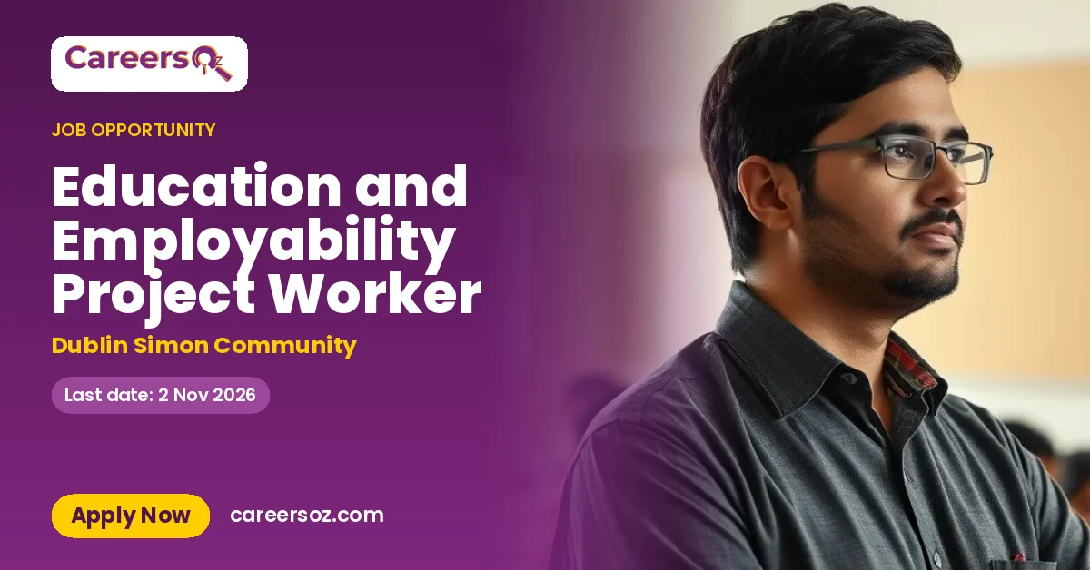 Education and Employability Project Worker – Dublin Simon Community