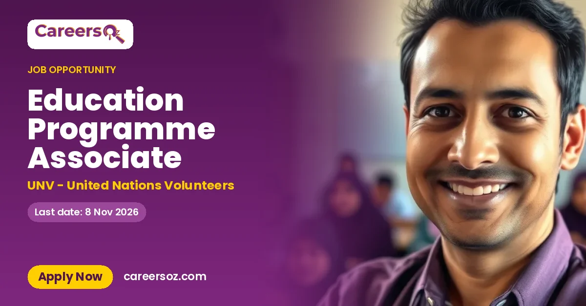 Education Programme Associate – UNV - United Nations Volunteers