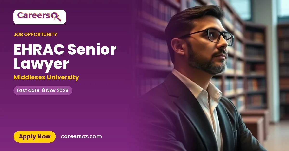 EHRAC Senior Lawyer – Middlesex University