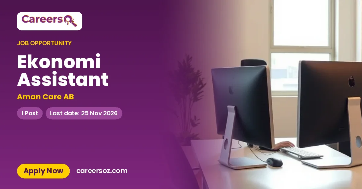 Ekonomi Assistant – Aman Care AB