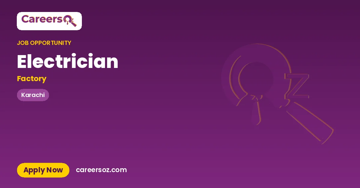 Electrician – Factory