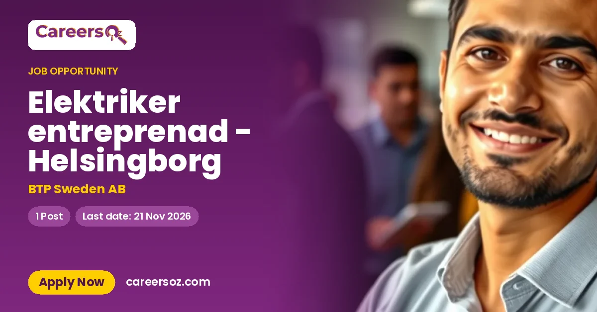 Elektriker entreprenad - Helsingborg – BTP Sweden AB