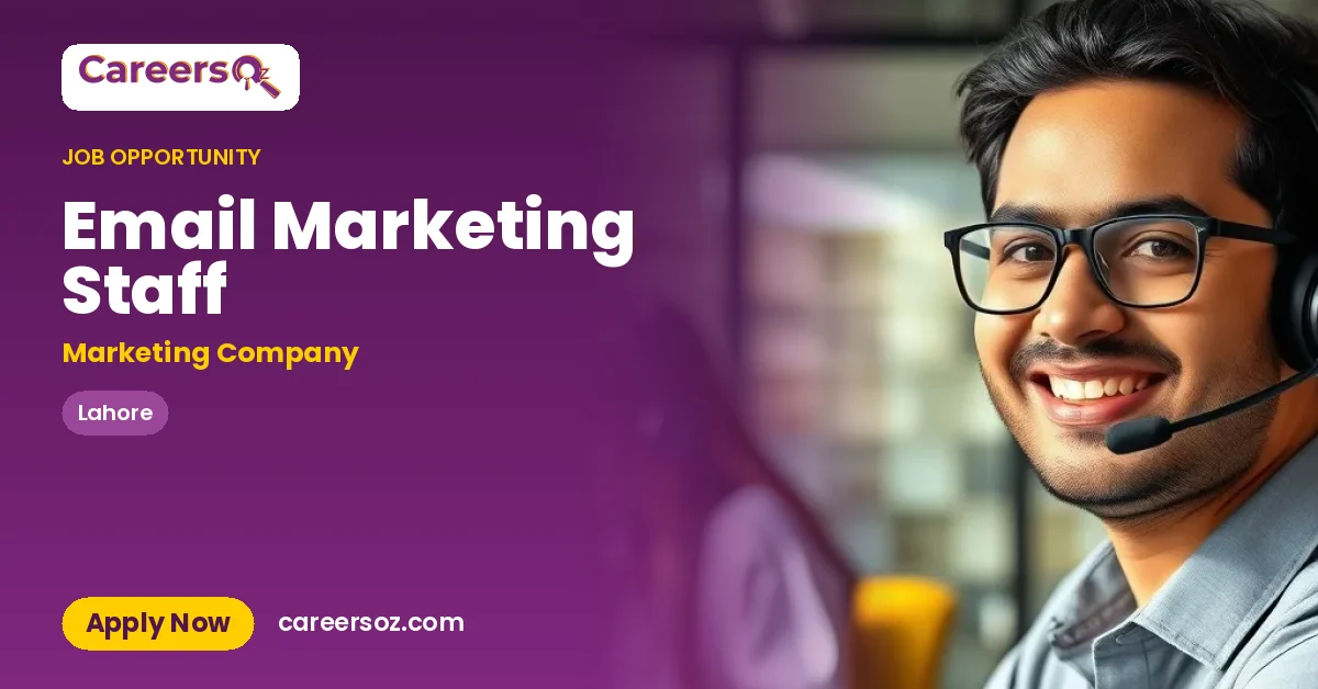 Email Marketing Staff – Marketing Company