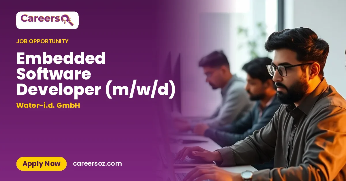Embedded Software Developer (m/w/d) – Water-i.d. GmbH