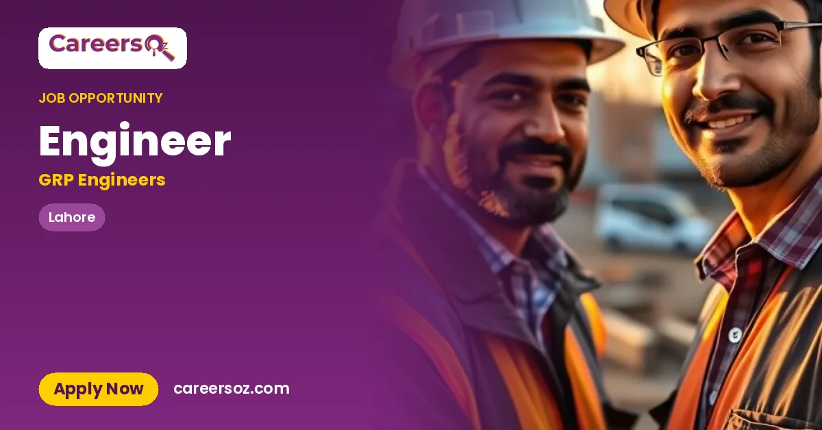 Engineer – GRP Engineers