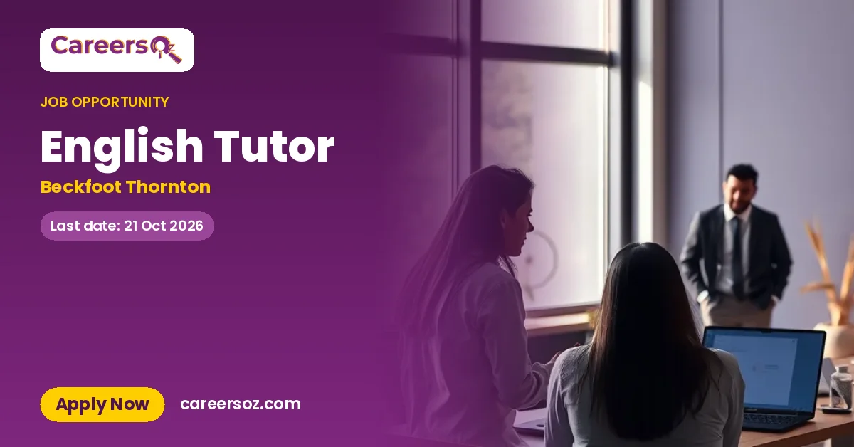 English Tutor – Beckfoot Thornton