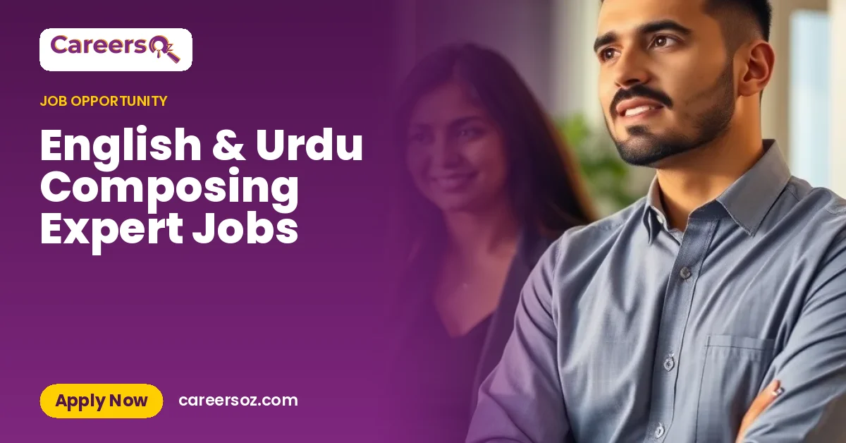 English & Urdu Composing Expert Jobs