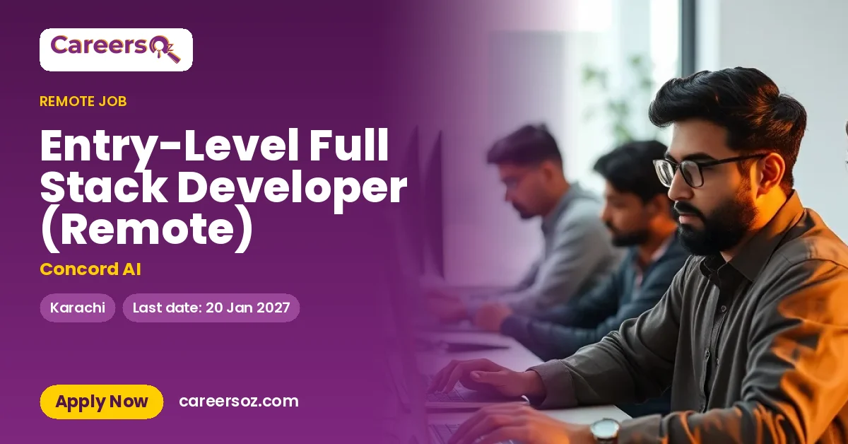 Entry-Level Full Stack Developer (Remote) – Concord AI