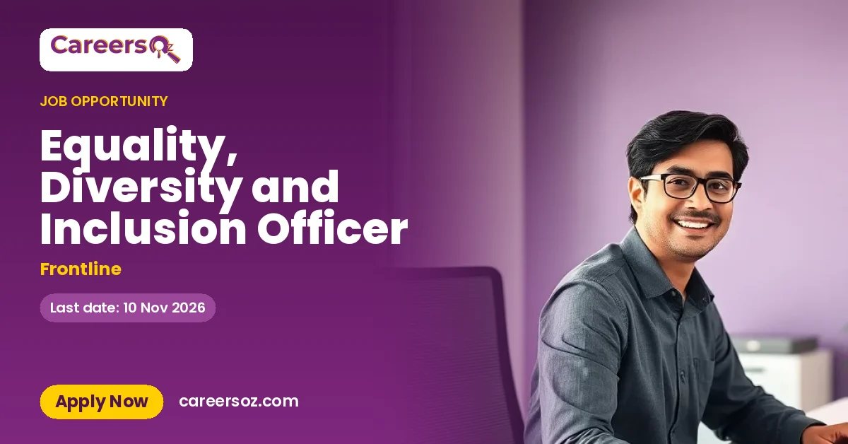 Equality, Diversity and Inclusion Officer – Frontline