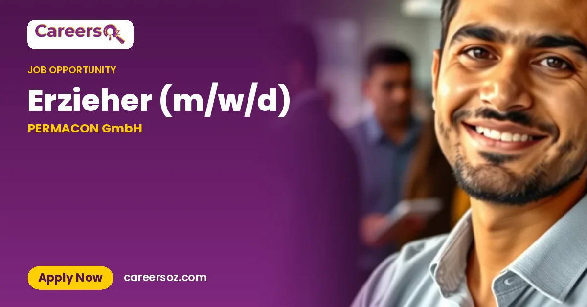 Erzieher (m/w/d) – PERMACON GmbH