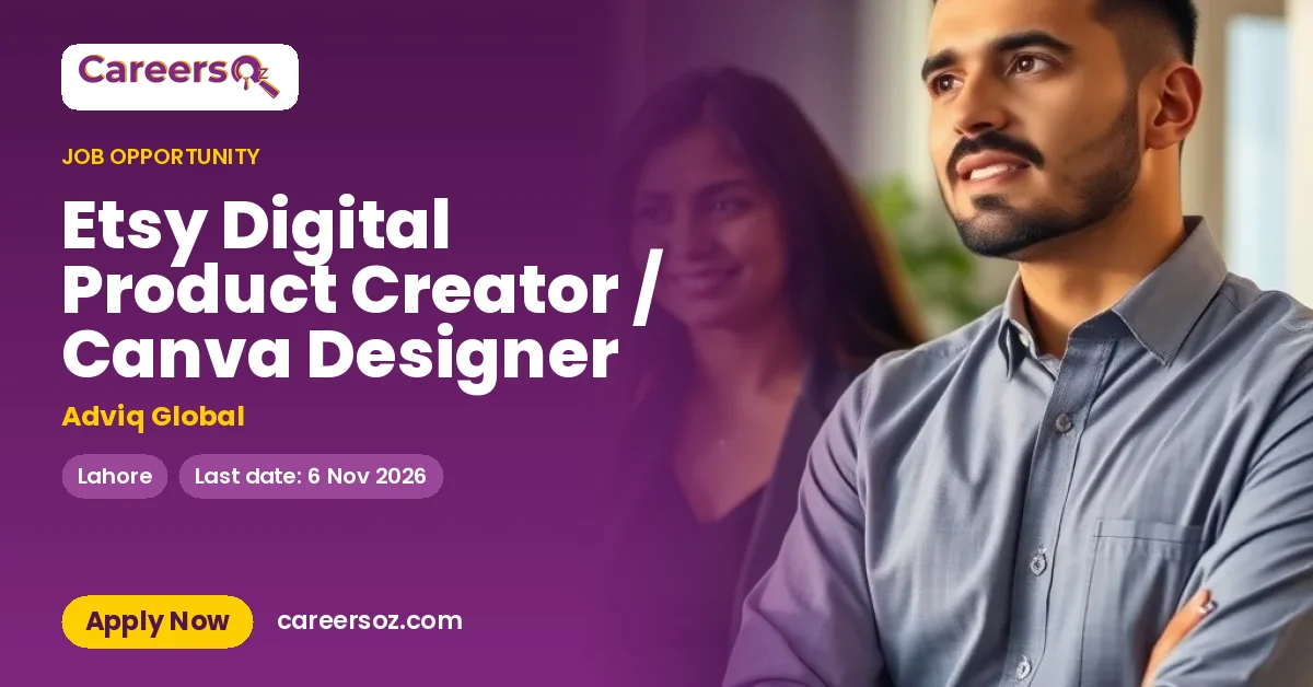 Etsy Digital Product Creator / Canva Designer – Adviq Global