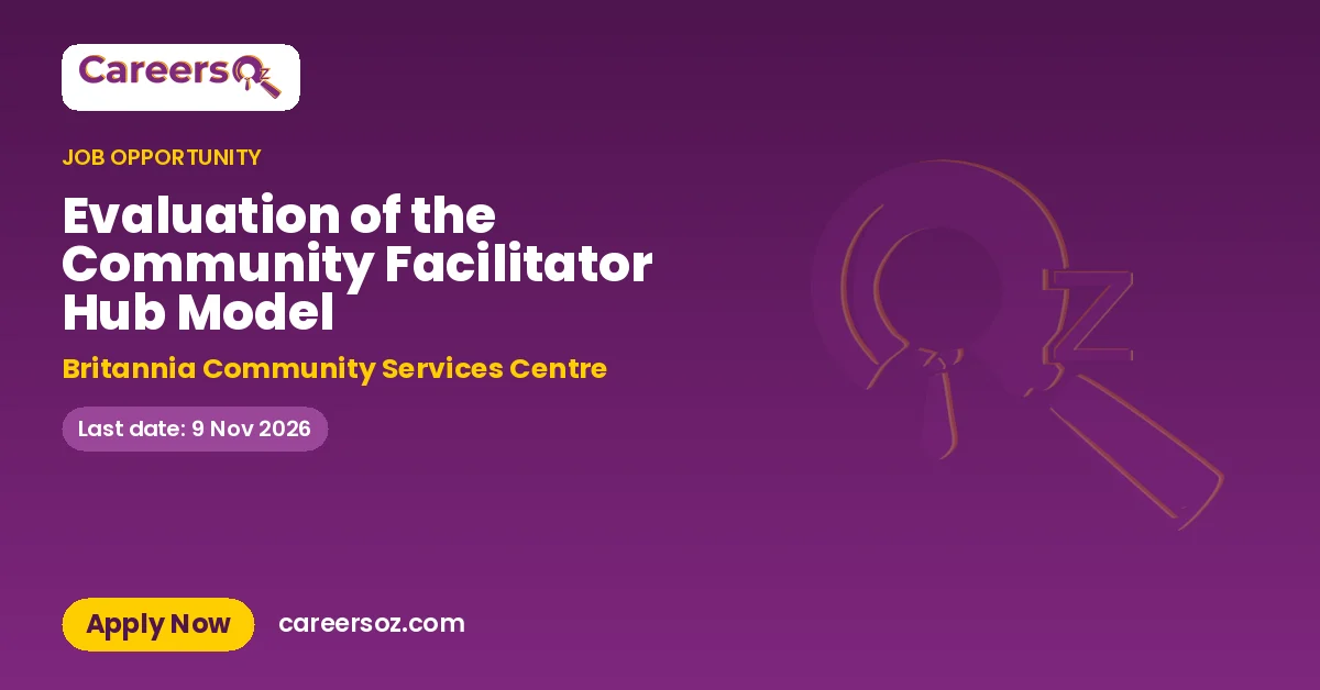 Evaluation of the Community Facilitator Hub Model – Britannia Community Services Centre