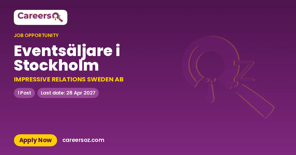 Eventsäljare i Stockholm – IMPRESSIVE RELATIONS SWEDEN AB