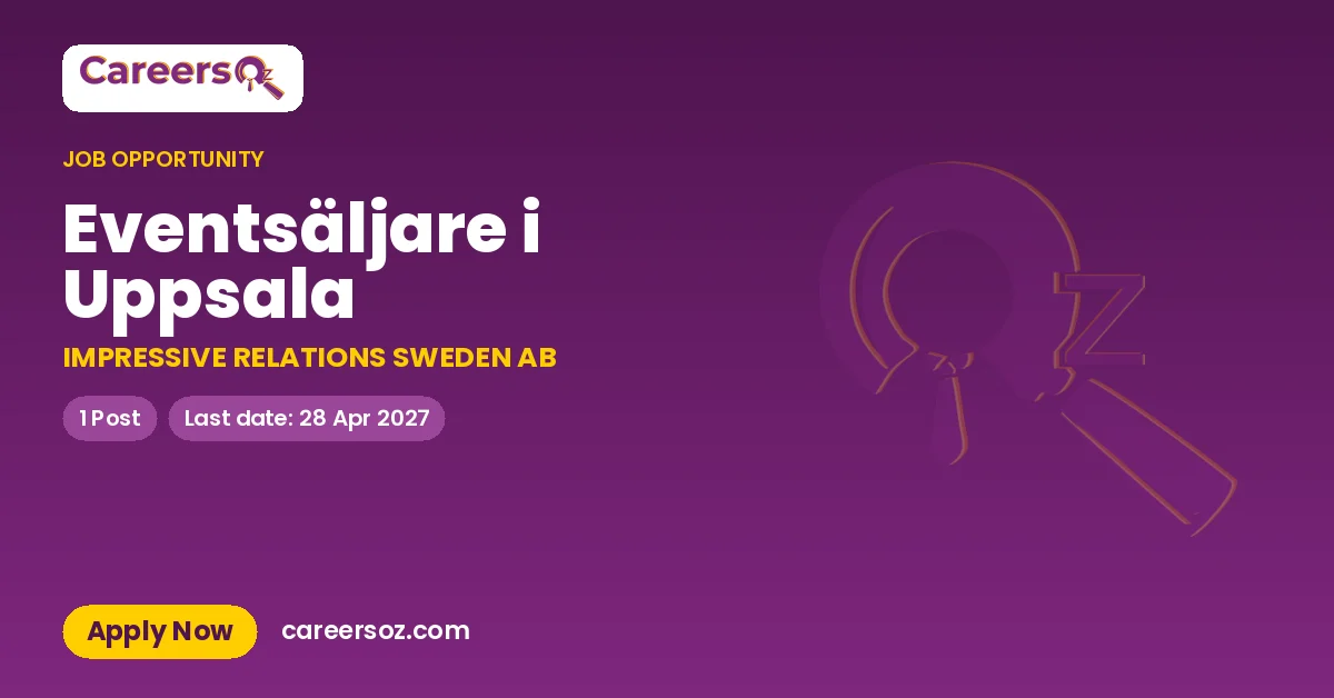 Eventsäljare i Uppsala – IMPRESSIVE RELATIONS SWEDEN AB