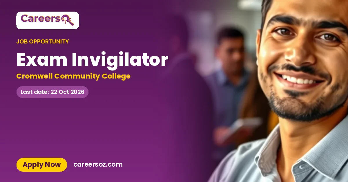 Exam Invigilator – Cromwell Community College