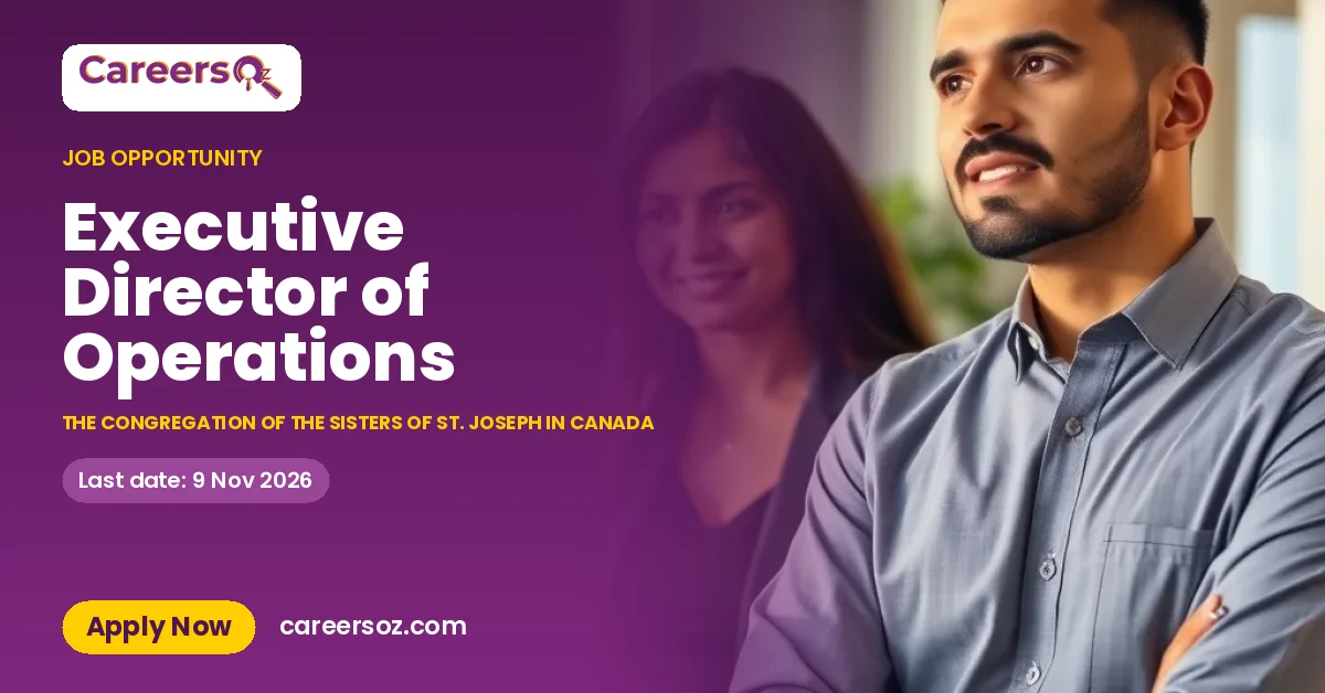 Executive Director of Operations – THE CONGREGATION OF THE SISTERS OF ST. JOSEPH IN CANADA