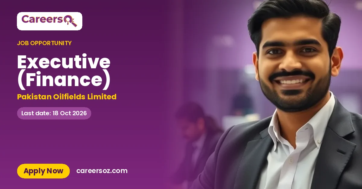 Executive (Finance) – Pakistan Oilfields Limited