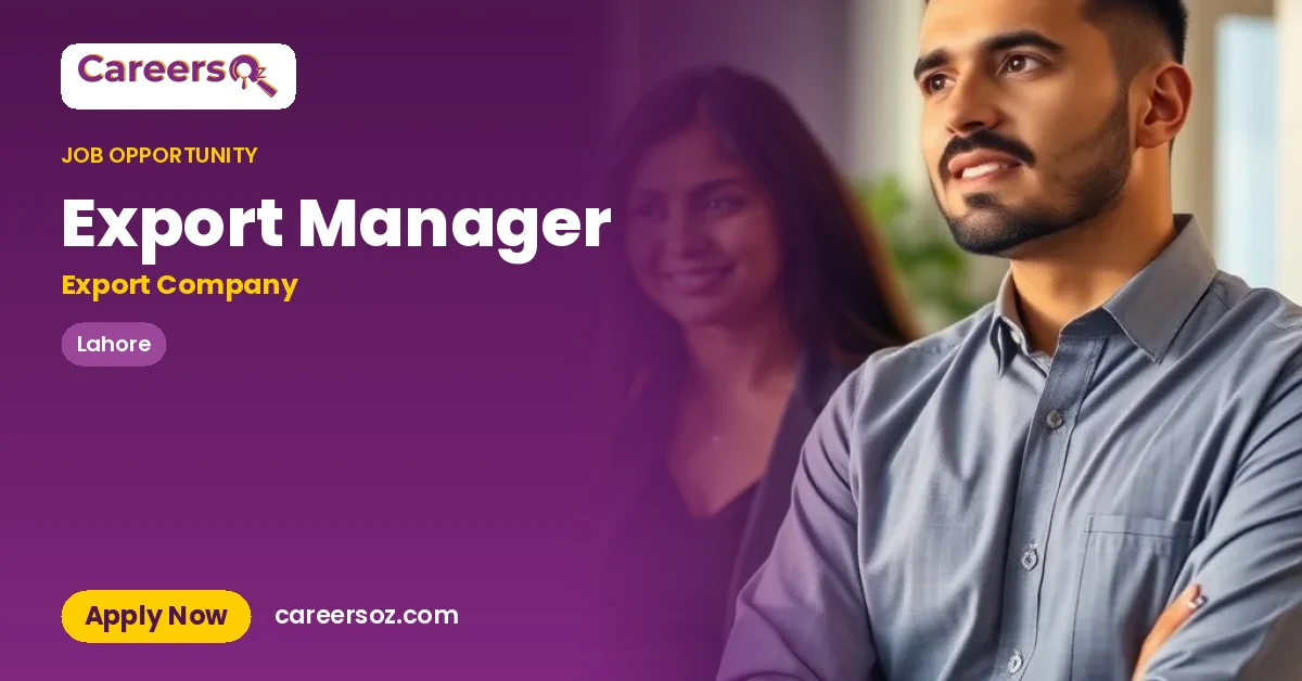 Export Manager – Export Company