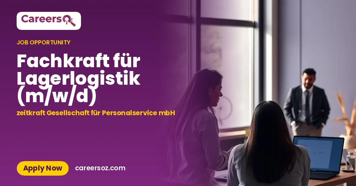 Fachkraft für Lagerlogistik (m/w/d) – zeitkraft Gesellschaft für Personalservice mbH