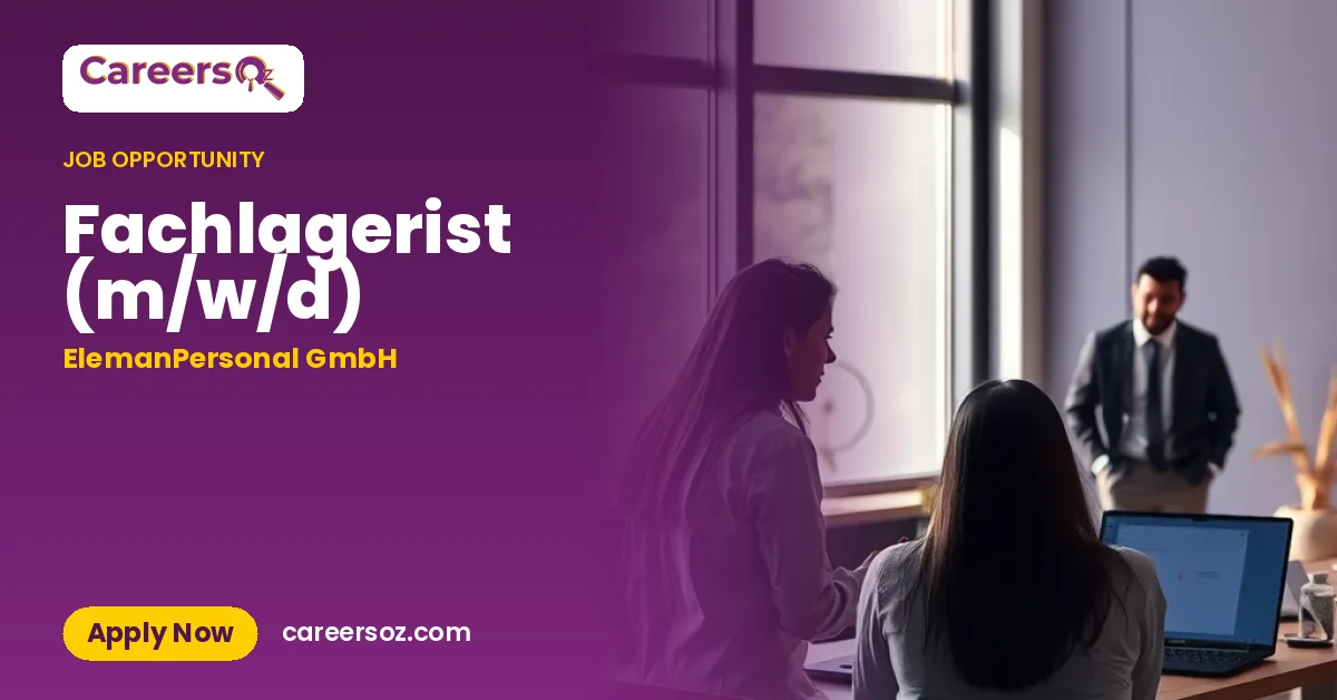 Fachlagerist (m/w/d) – ElemanPersonal GmbH